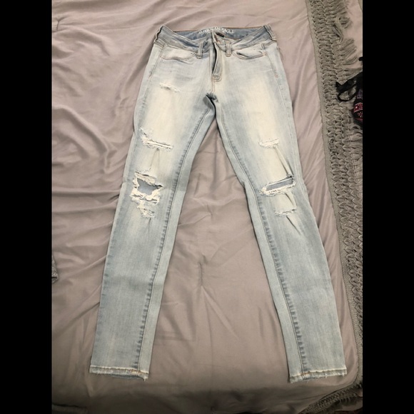 Lot of 6 Jeans American Eagle and Aero - Picture 3 of 7